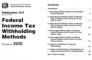 Federal Withholding Tables 2023  Federal Income Tax