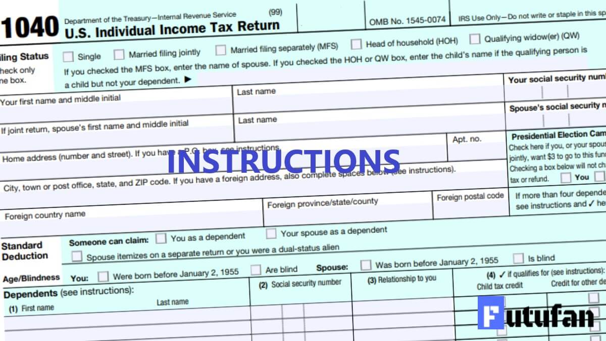 1040 Tax Form Instructions 21 22 1040 Forms