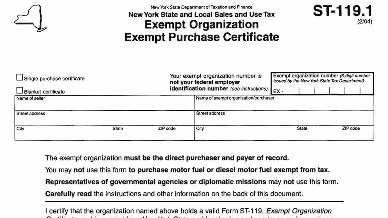 Tax Exempt Forms 2023 2024