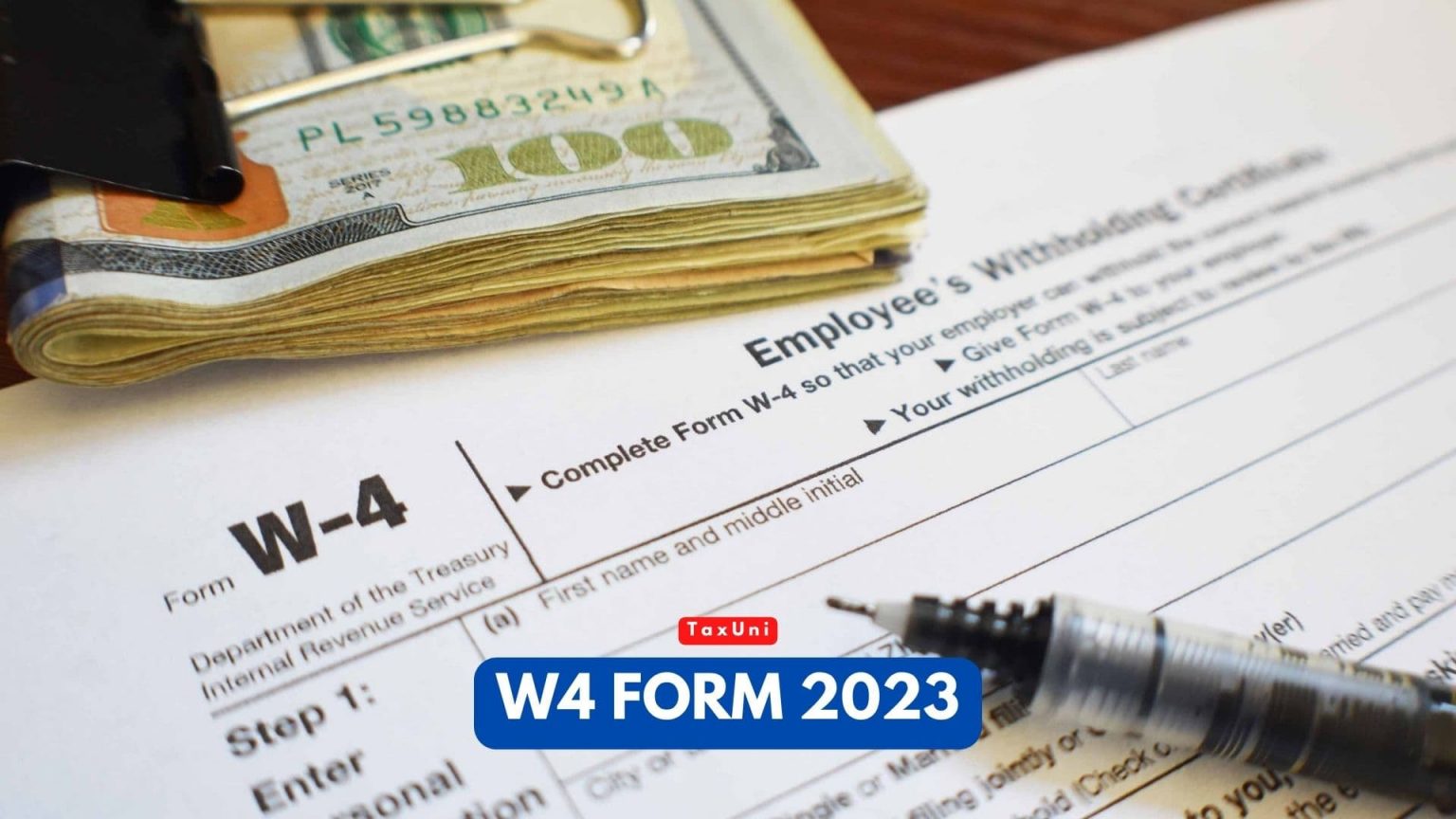 W4 Form 2024 Withholding Adjustment W4 Forms TaxUni