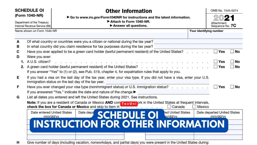 Instructions Schedule A 2025