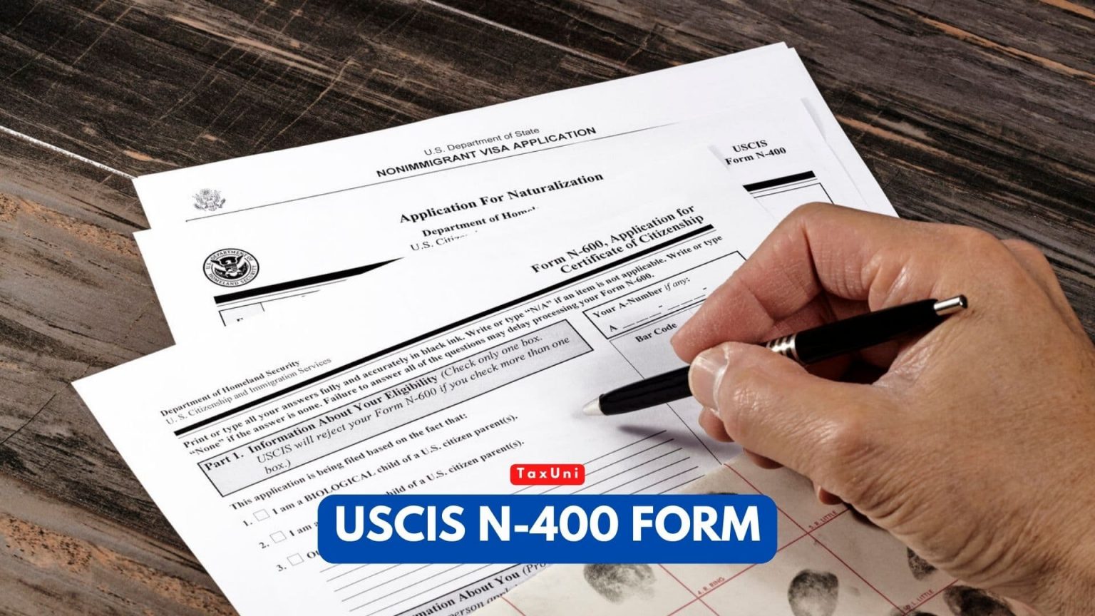 N 400 Form 2024 2025   USCIS N 400 Form TaxUni Cover 1 1536x864 