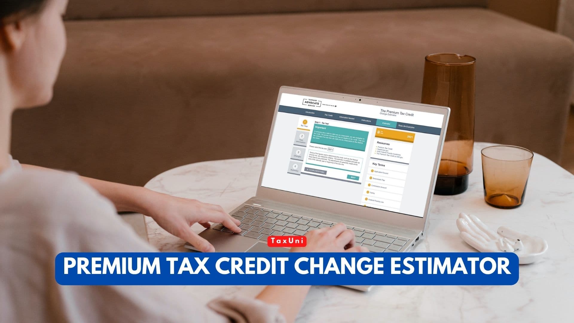 Premium-Tax-Credit-Change-Estimator-TaxUni-Cover-1