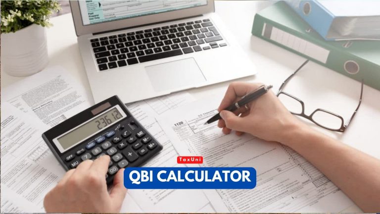 Qualified Business Income Deduction QBI Calculator 2024 - 2025