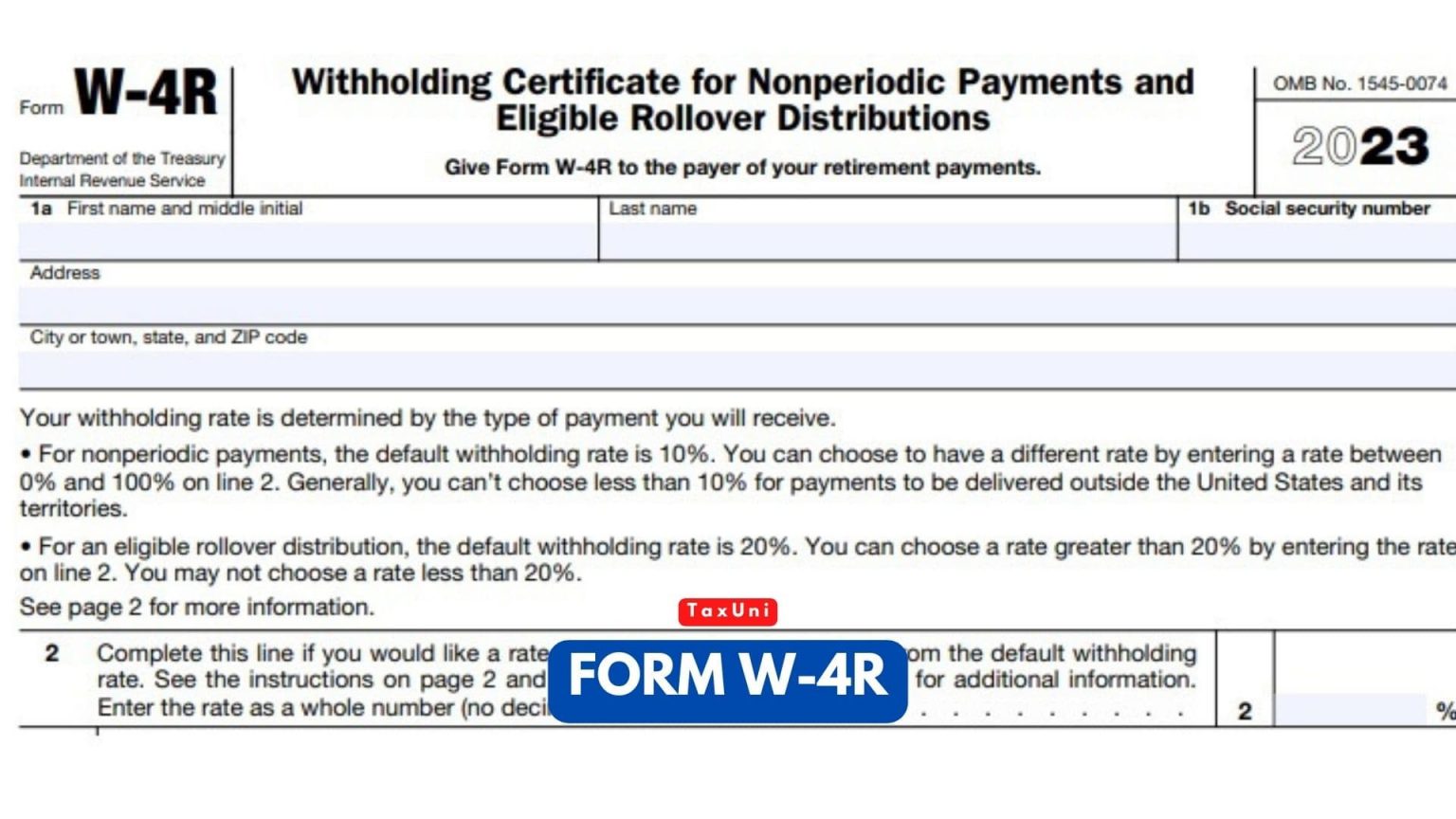 W4P Form 2023 2024