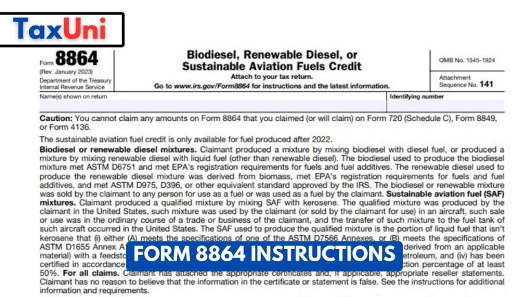 Form 8864 Instructions 2024 - 2025