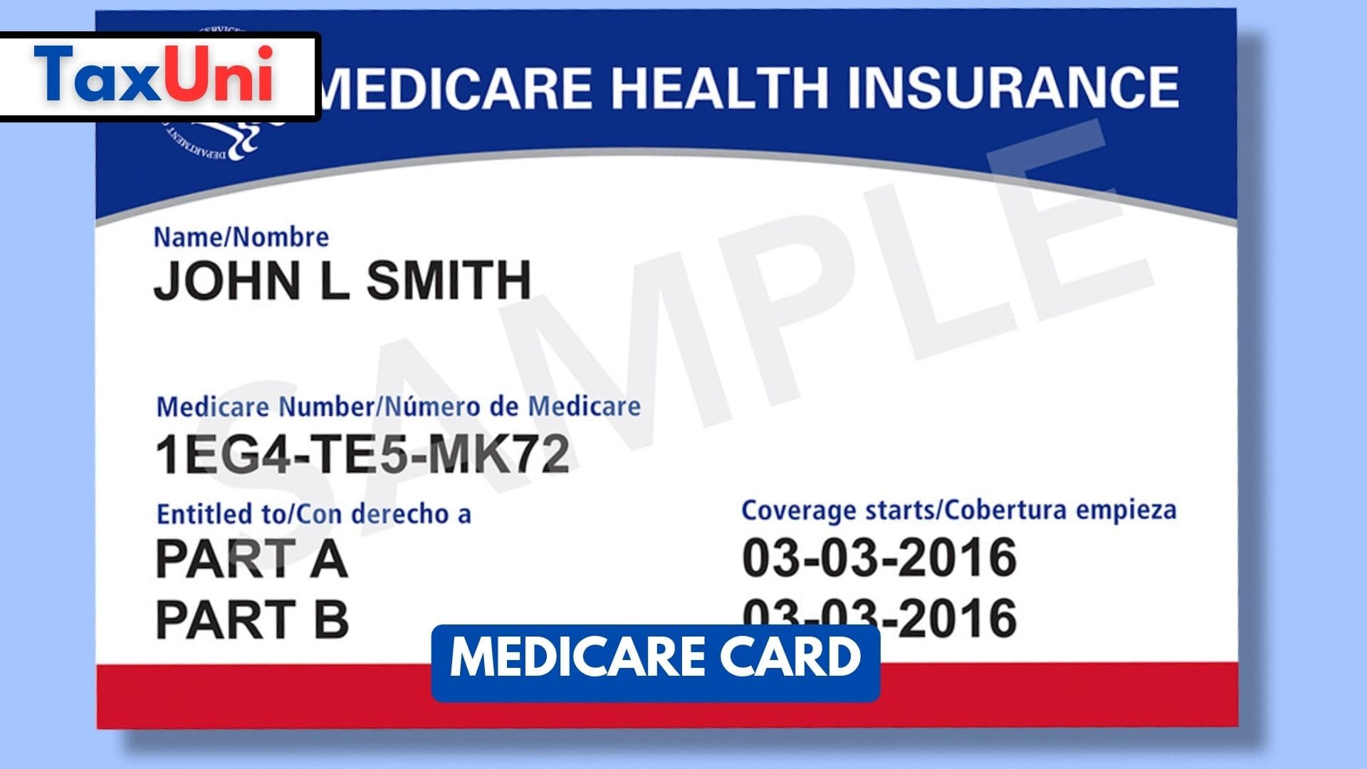 medicare number on card