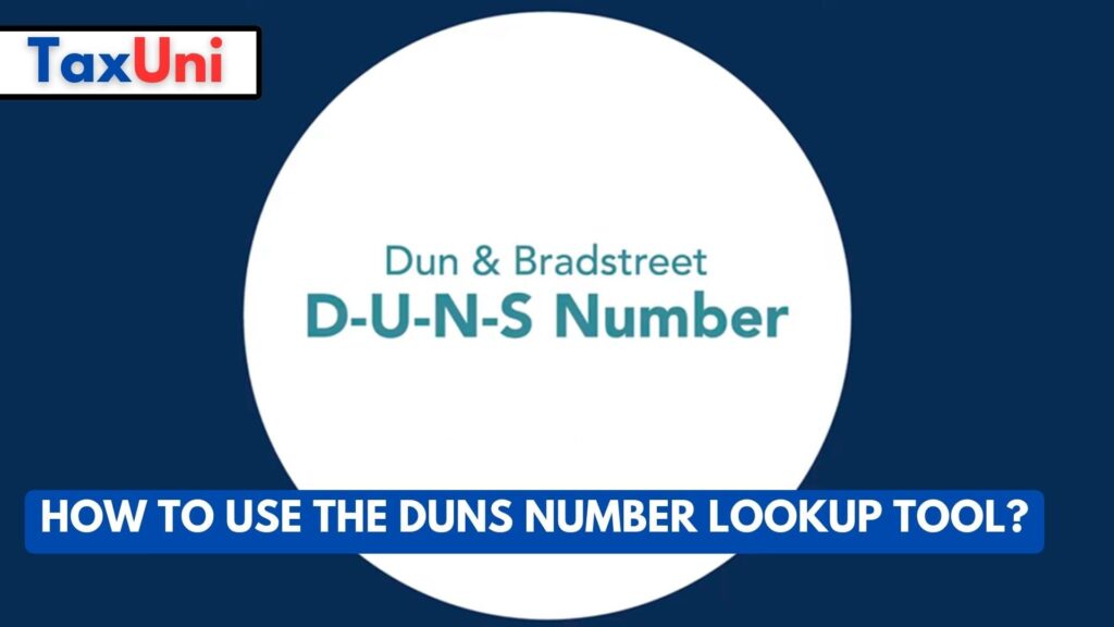 How To Use The DUNS Number Lookup Tool?