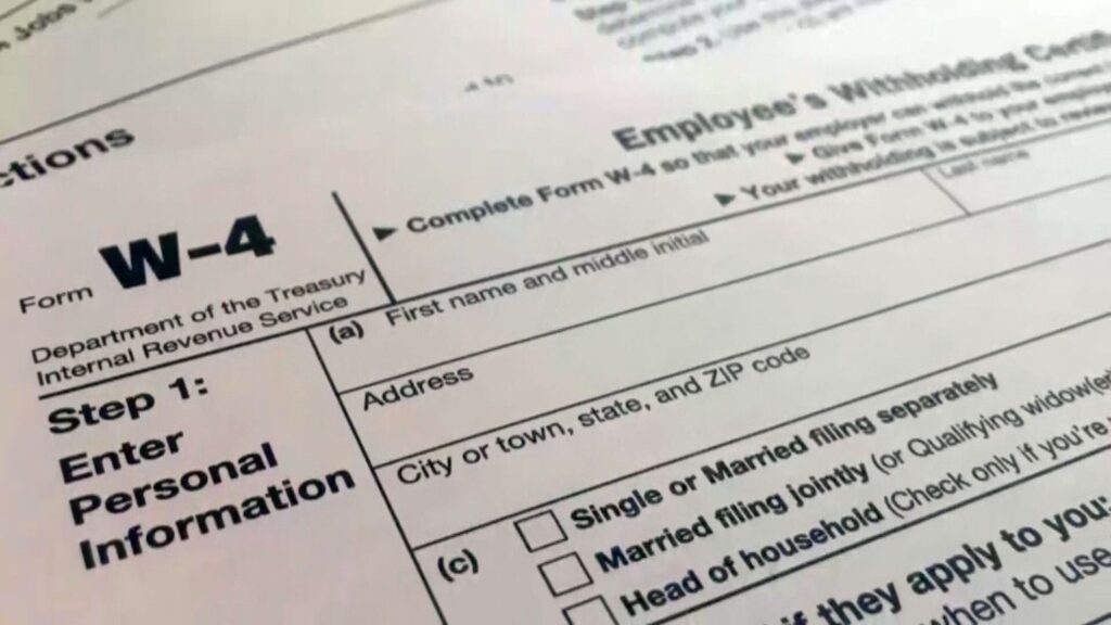 How to Fill Out W-4 Form