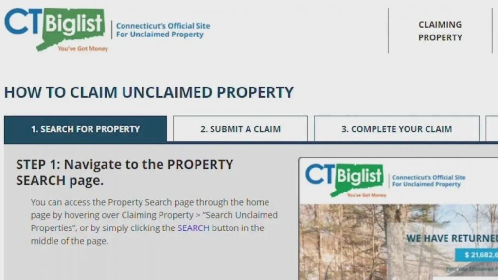 How to Check Unclaimed Property Status in Connecticut?