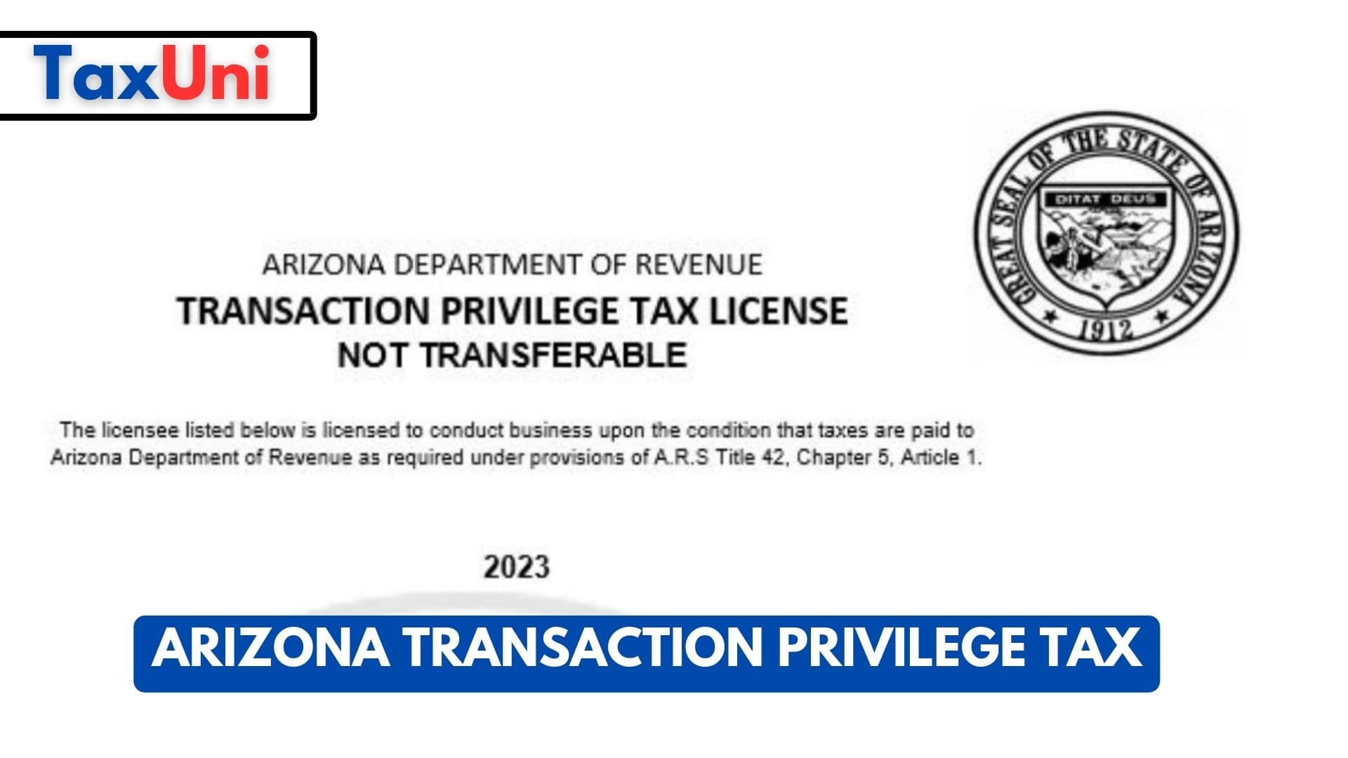 Arizona Transaction Privilege Tax