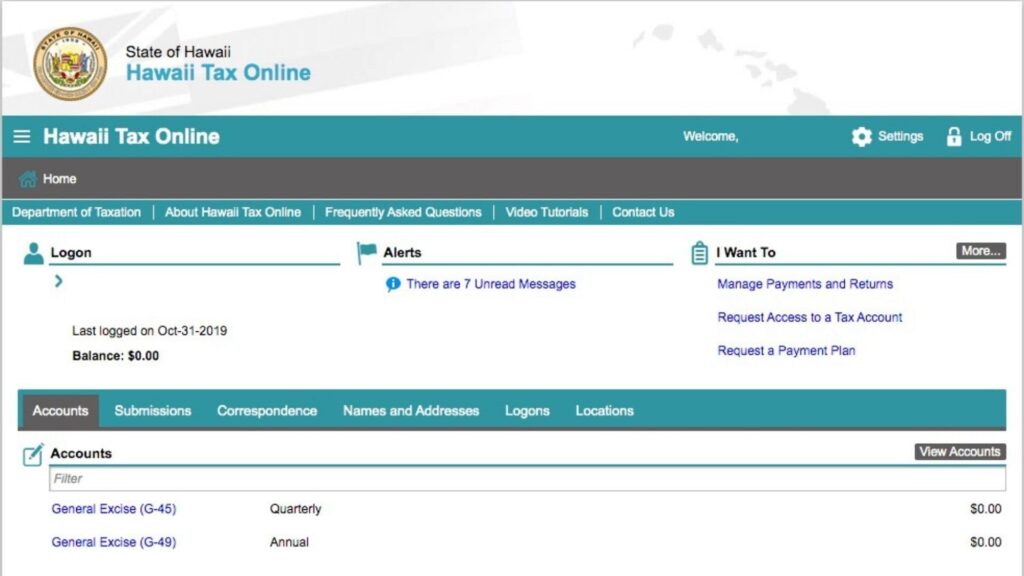 Hawaii Corporate Estimated Tax Payments