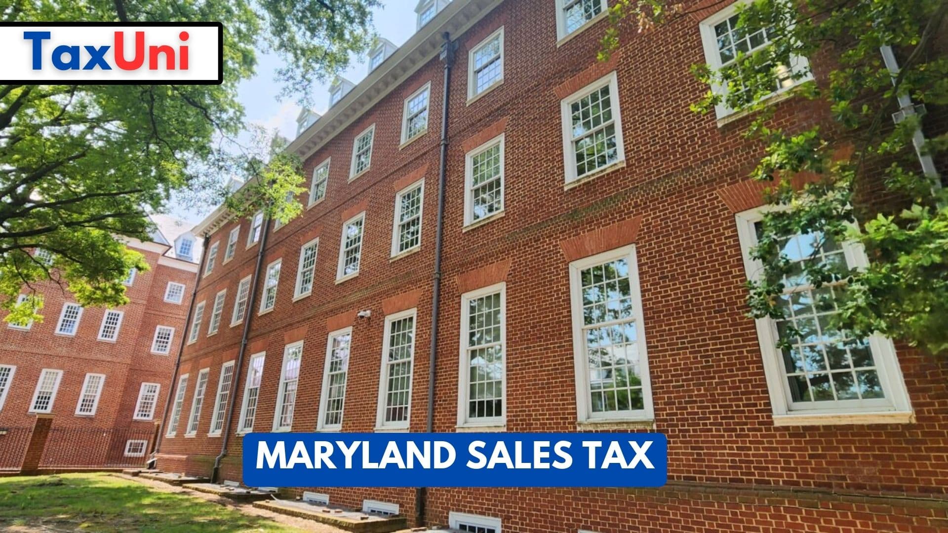 Maryland Sales Tax 2023 2024