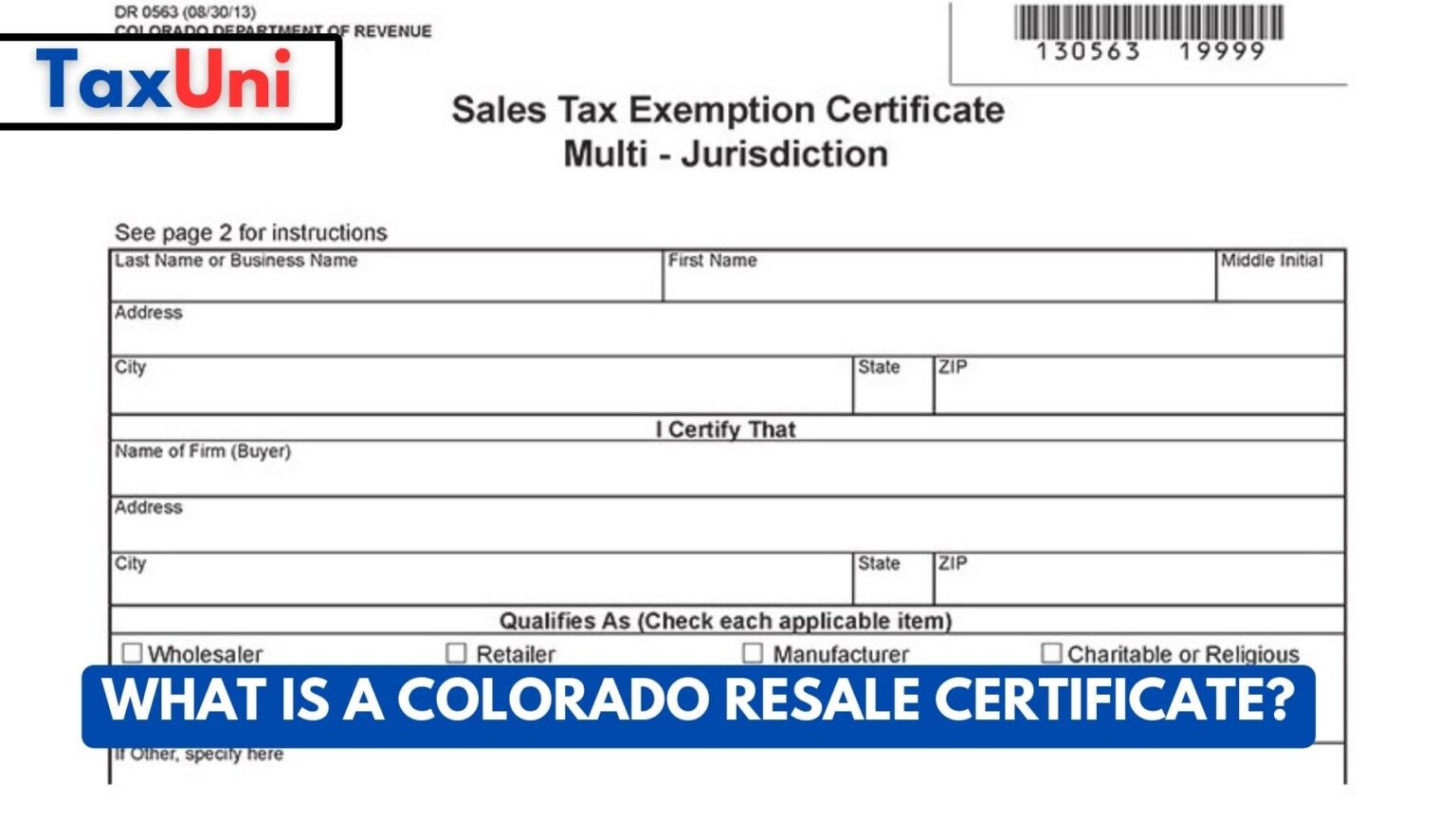 What Is A Colorado Resale Certificate 2870