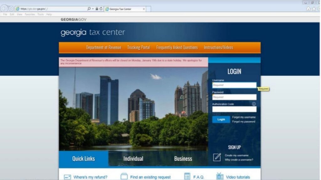 How to Use Georgia Tax Center (GTC) to Pay Georgia Taxes Online