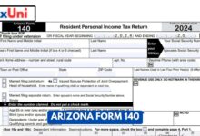 Arizona Form 140 2