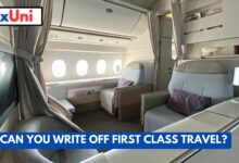 Can You Write Off First Class Travel