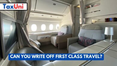 Can You Write Off First Class Travel